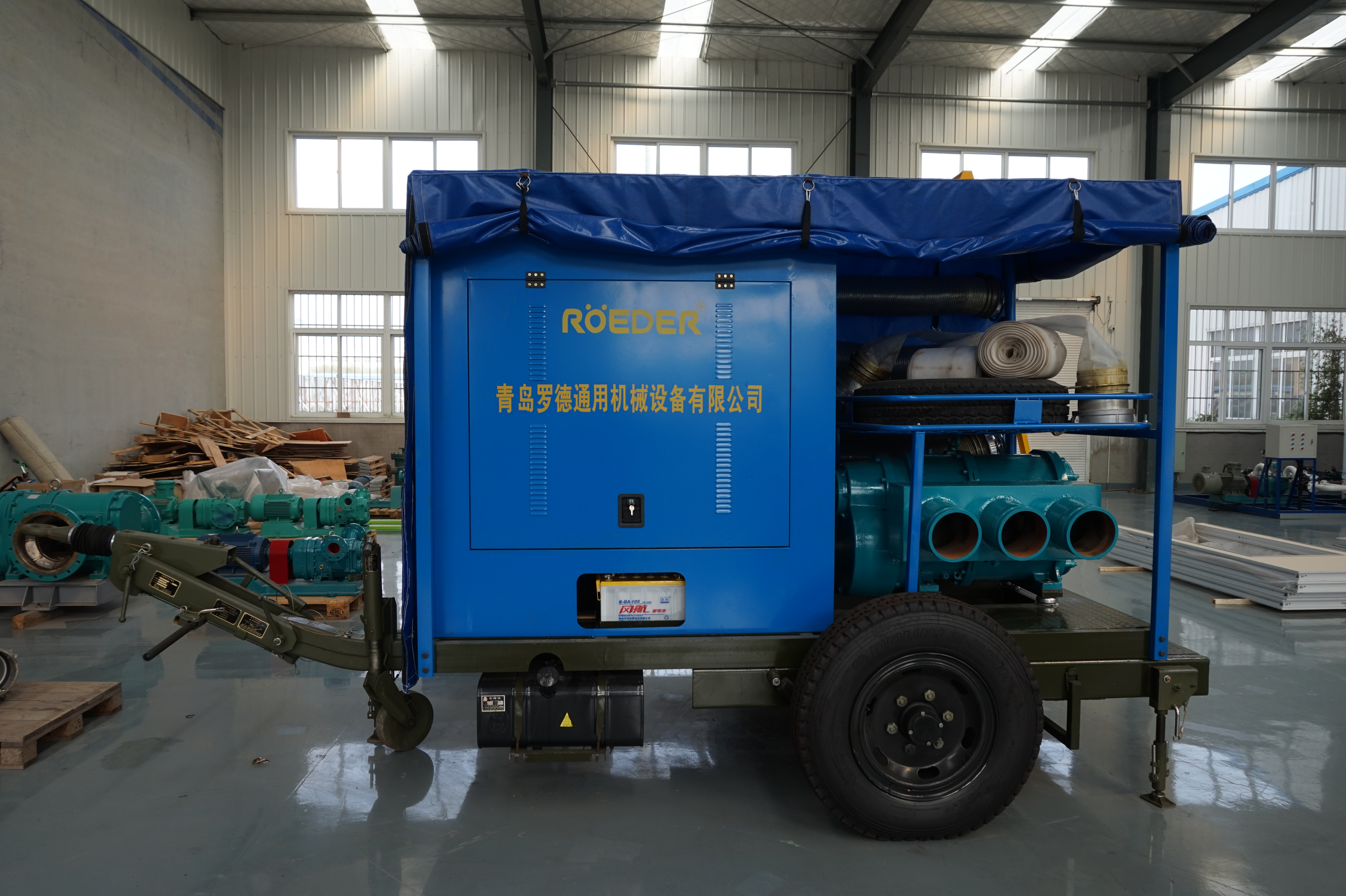 柴油機(jī)移動泵車